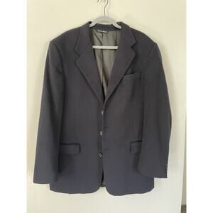 Jack Victor Loro Piana 100% Blue Cashmere Sport Blazer Sport Coat Vintage Canada